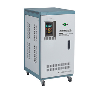 WENBA 20Kva 10KVA Single Phase 110V 220V Voltage Regulator Servo Motor Type 15kva Automatic Whole House Voltage Stabilizer