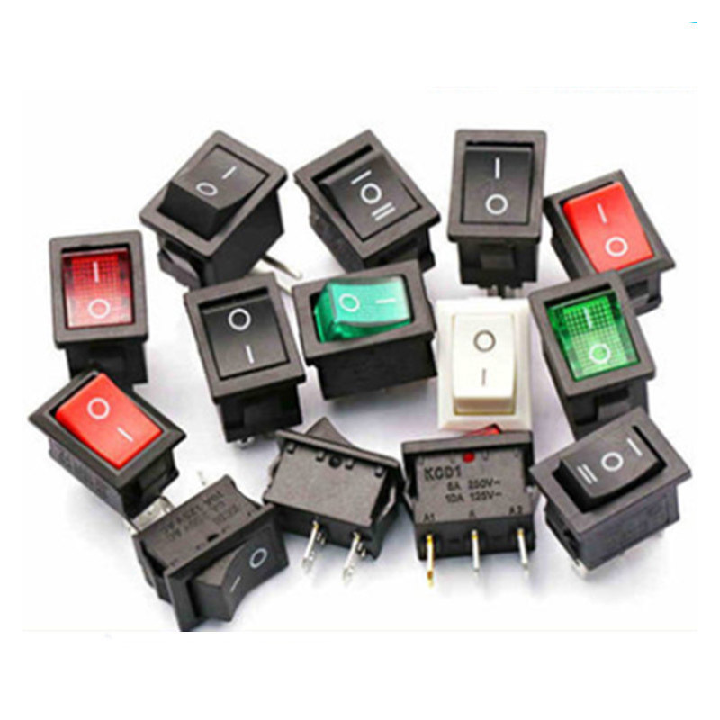 Kcd1 2 3 4 6 Pin on off Toggle / Rocker / Mini / Micro / PCB / 12V / 24V / 220V Power Switch  CE / CQC / LED Push Button Switch