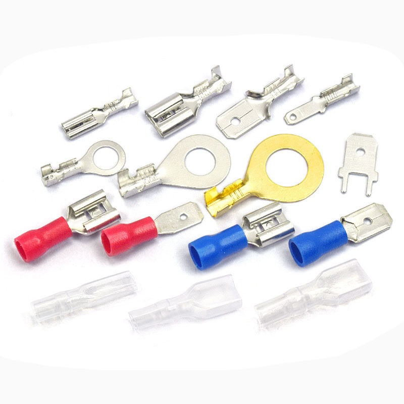 Crimp cable lugs shoes eye types auto wire connectors ring crimp terminals