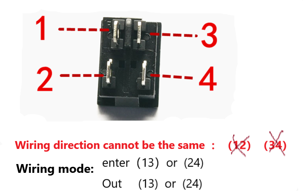 4 Pins 2 Position ON Off black power switch 6A 250V/10A 125V rocker switch mini boat switch  21*15 without lamp KCD1-104