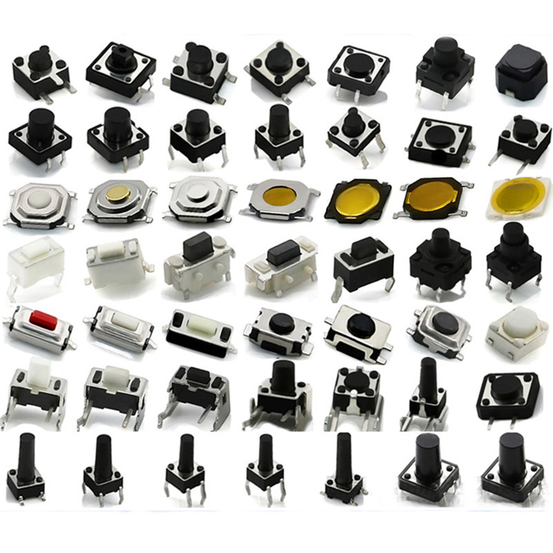 electronic components china made 6*6*4.3mm middle 2 & 4 pin Tact push button switch