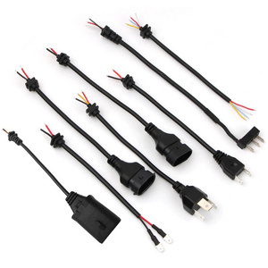 Car LED headlight power cable h1h4h7h11900590069012h15 headlight input and output wiring harness