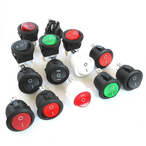 On/off/on kcd1 rocker switch three pins rocker toggle switch 3 way position on-off-on boat type power switch