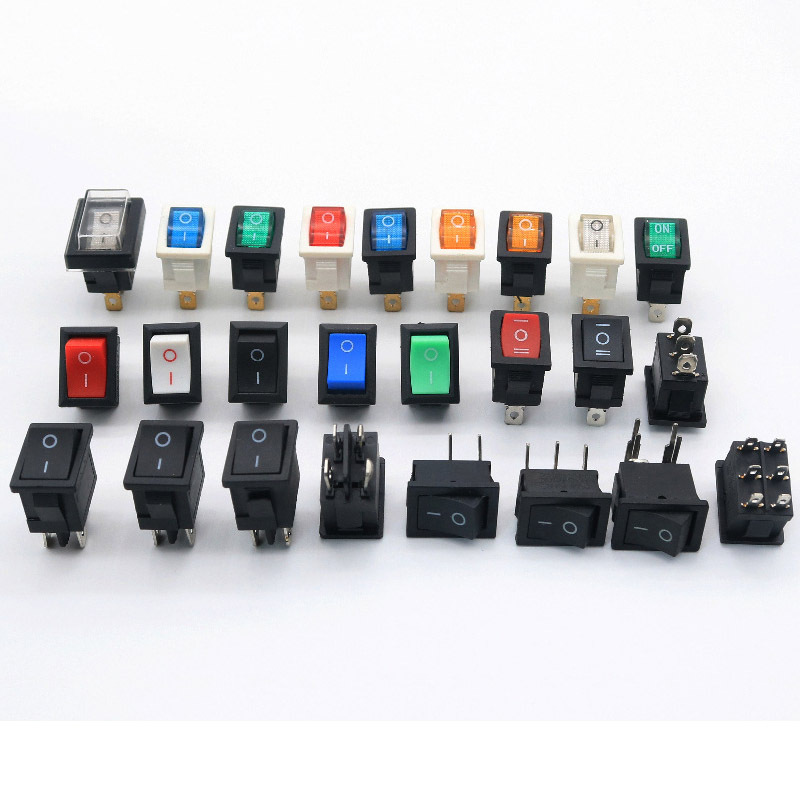 Kcd1 2 3 4 6 Pin on off Toggle / Rocker / Mini / Micro / PCB / 12V / 24V / 220V Power Switch  CE / CQC / LED Push Button Switch