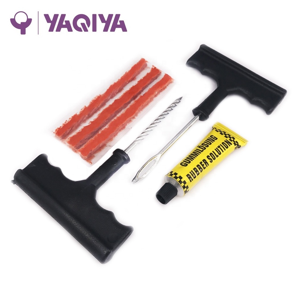 Portable Automotive Tubeless Flat Tire Repair Kit Car Emergency Puncture Repair Kit For Car