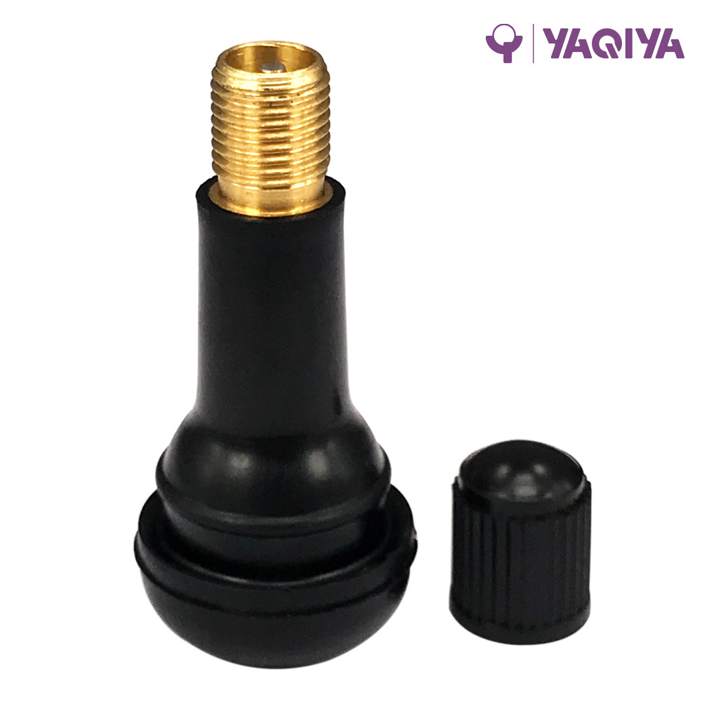 Wheelky Car Truck Tyre Air Valve Stem Tubeless Rubber Tire Valve For Cars