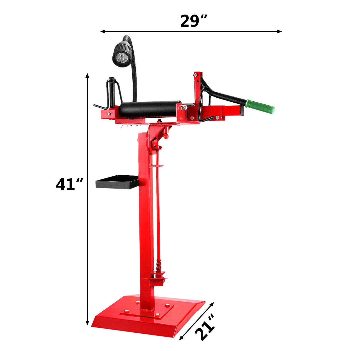 Tire Spreader Changer Manual Tire Spreader With Stand Adjustable LED Light