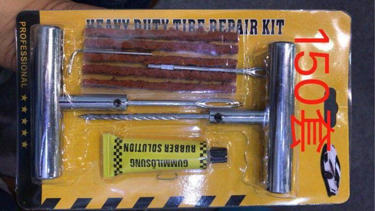 Tubeless tire emergency repair anti leakage tyre repair tool kits