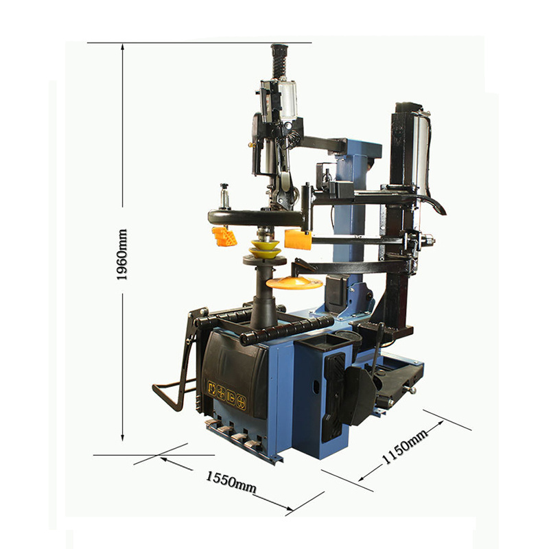 Good Quality Motorcycle Tire Changing Machine With Pneumatic Assist Arm