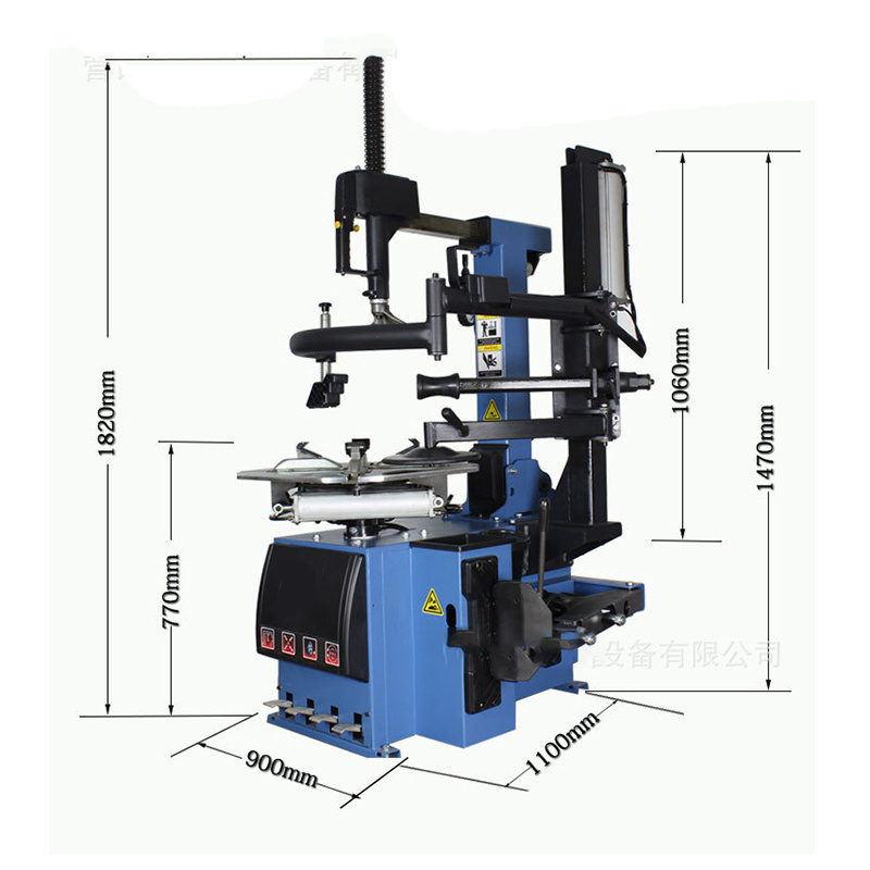 Good Quality Motorcycle Tire Changing Machine With Pneumatic Assist Arm