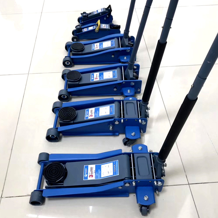 CE Standard Floor Hydraulic Jack Portable 3 Ton Fast Lifting With Dual Pump Car Repair Lifter