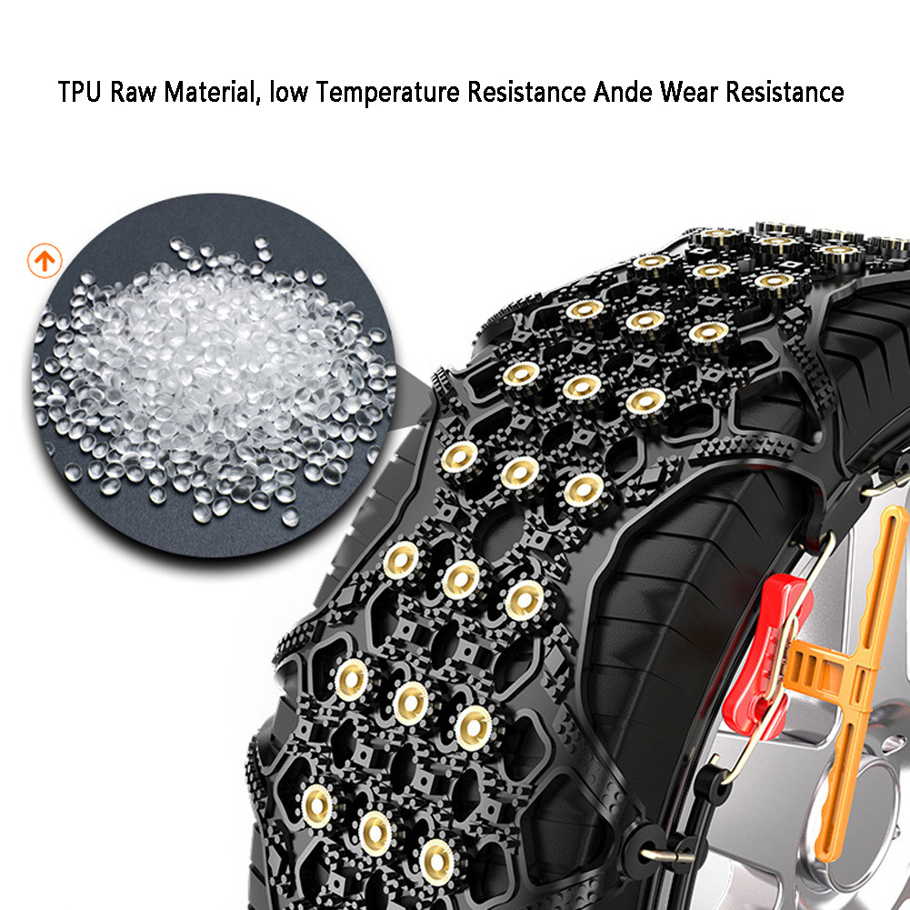 High Quality Automotive Supplies Plastic Nylon Snow Tires Chain Snow Ice Mud Anti Skid