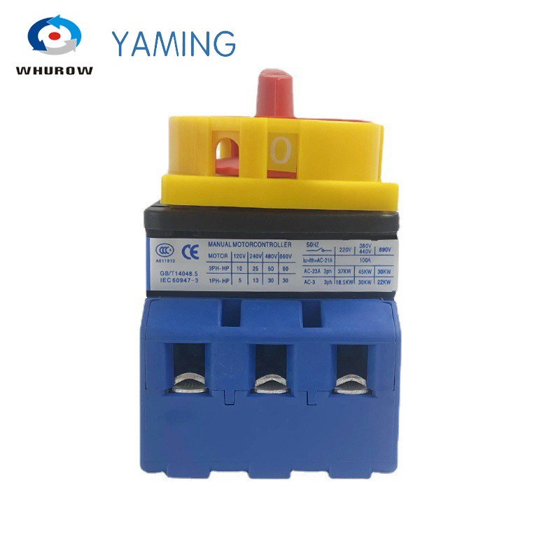 3P Isolator Switch 3 Phase Changeover 2 Position On-off Rotary Power Cut Off Cam Switches YMD11-100A