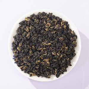 luxury grade China yunnan Black snail tea golden tips yunnan dian hong luo cha black fermented tea