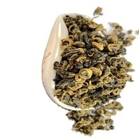 Factory direct price golden snail Hong jing luo black tea tasty Dian hong black snail tea best selling Dian hong black tea