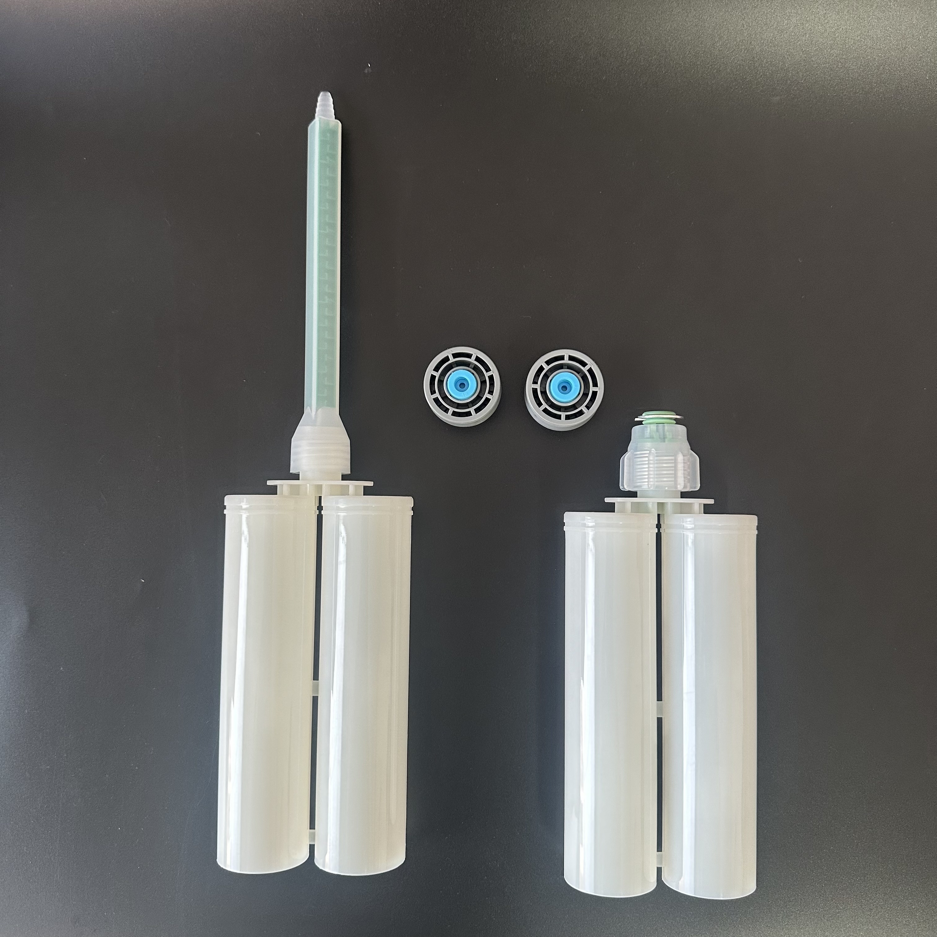 400Ml 50ML 1:1 2:1 4:1 10:1Two Component Adhesive Empty Glue Dispensing Syringe Epoxy AB Cartridge For Packing Adhesives Sealant