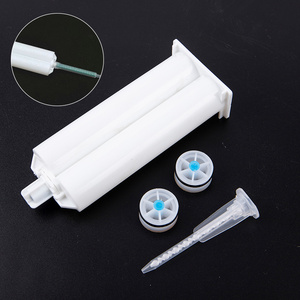 50ml  2:1 1:1  4:1 3:1 Cartridge Tube AB Dual Glue Cartridge Two Component Dispenser Tube with Mixing Tube Mixing Syringe