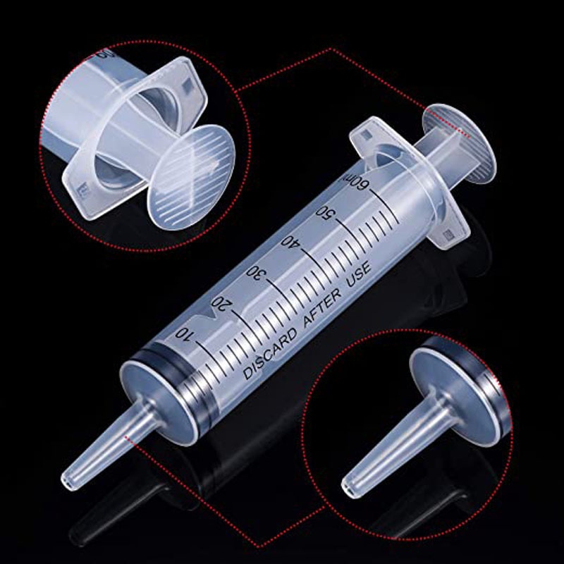 Factory Price 5ml 10ml 20ml 30ml 50ml 60ml plastic oral disposable pet flush plastic syringe dental cleaning feeder syringe