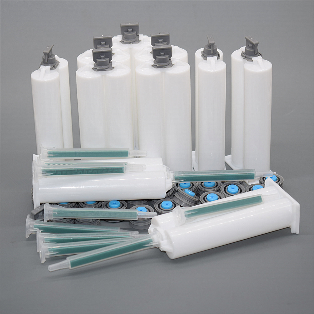 50 ml 2:1 1:1 PBT Double Tube PP Adhesive And Sealant Dual Disposable 50ml Two Component Caulking Gun Glue Epoxy Adhesive Cartri