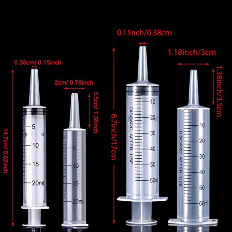 Factory Price 5ml 10ml 20ml 30ml 50ml 60ml plastic oral disposable pet flush plastic syringe dental cleaning feeder syringe