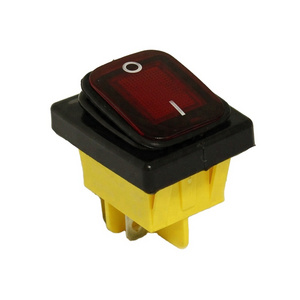 New 16A 250VAC 30A kcd4 waterproof rocker switch T85 4pin ON OFF led illuminated switch