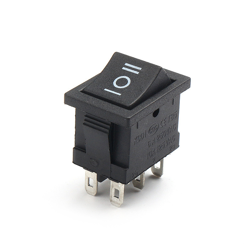 kcd1 2p3p on off boat switch Micro push button automotive rocker switches manufacturer 6A 250V