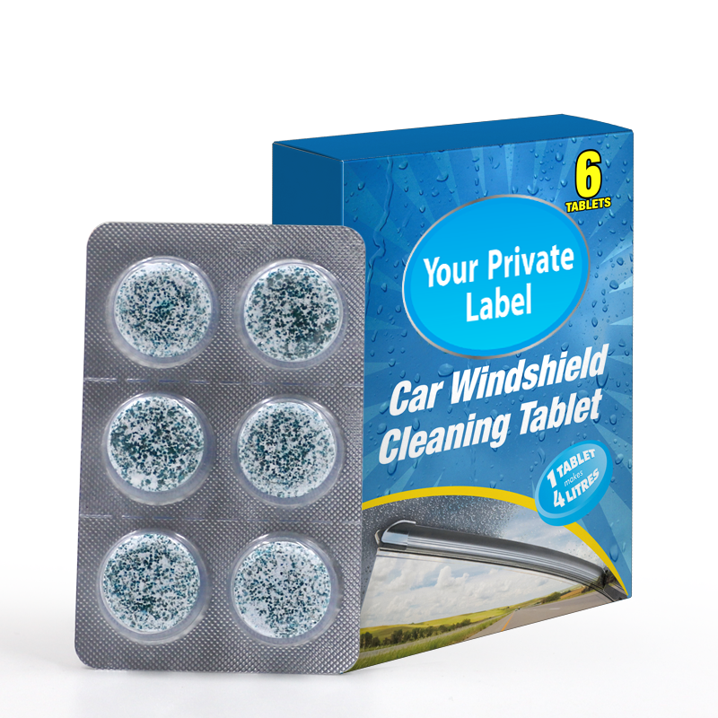 Windshield Clean Tablets Auto Glass Washer Fluid Concentrate Cleaning Tablets For 4 L Water