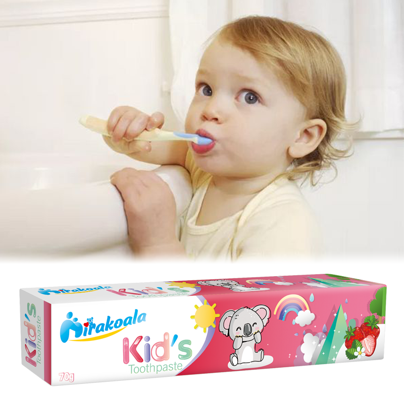 Customized Kids Flavored 60g Fluoride Free Toothpaste For Baby