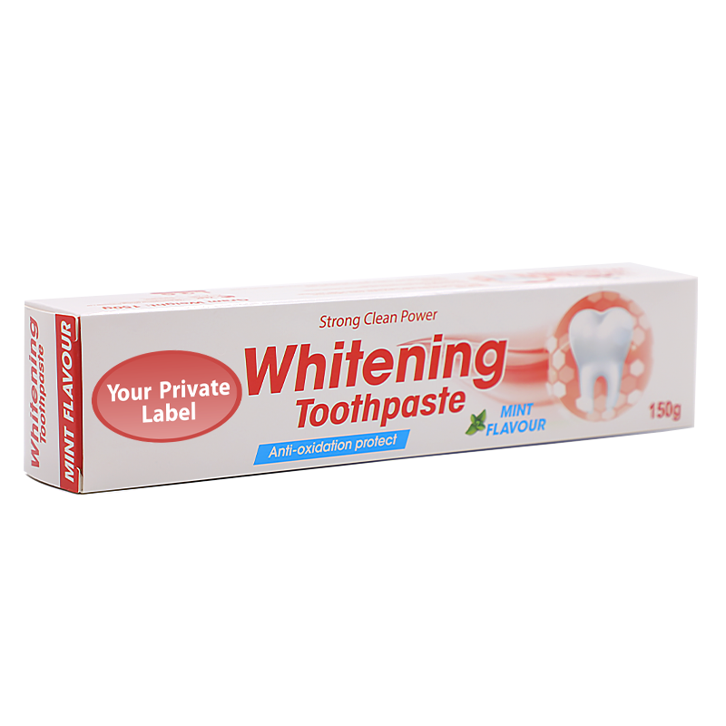 Private Label Service Mint Fresh Fluoride Protect Whitening Toothpaste