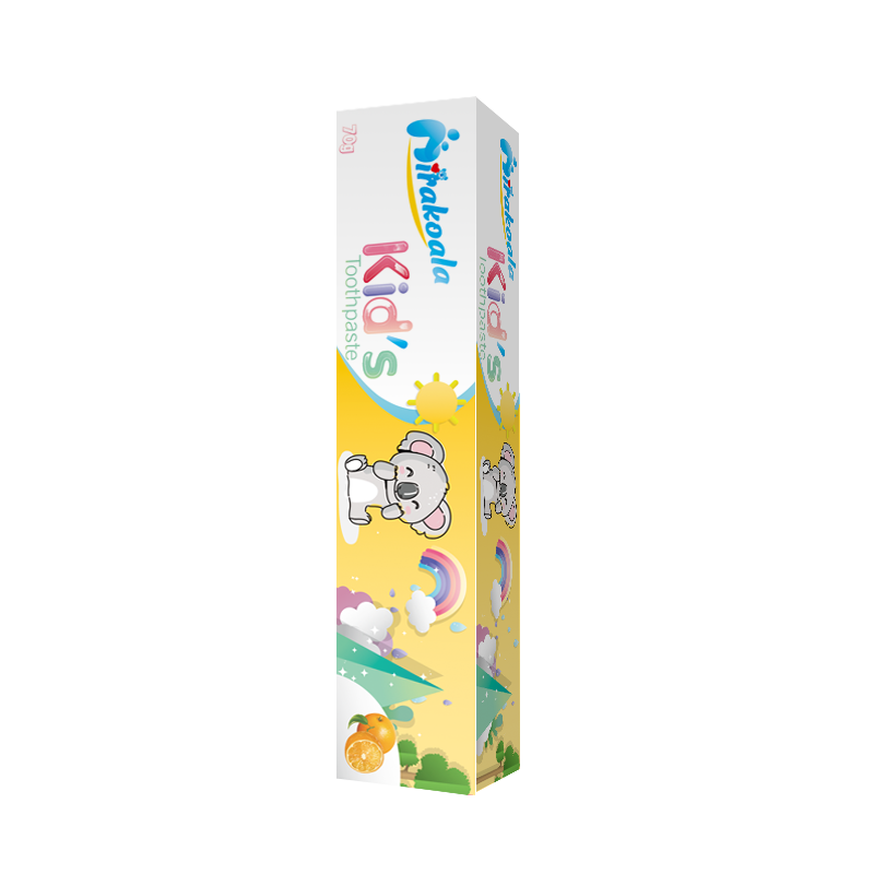 Customized Kids Flavored 60g Fluoride Free Toothpaste For Baby