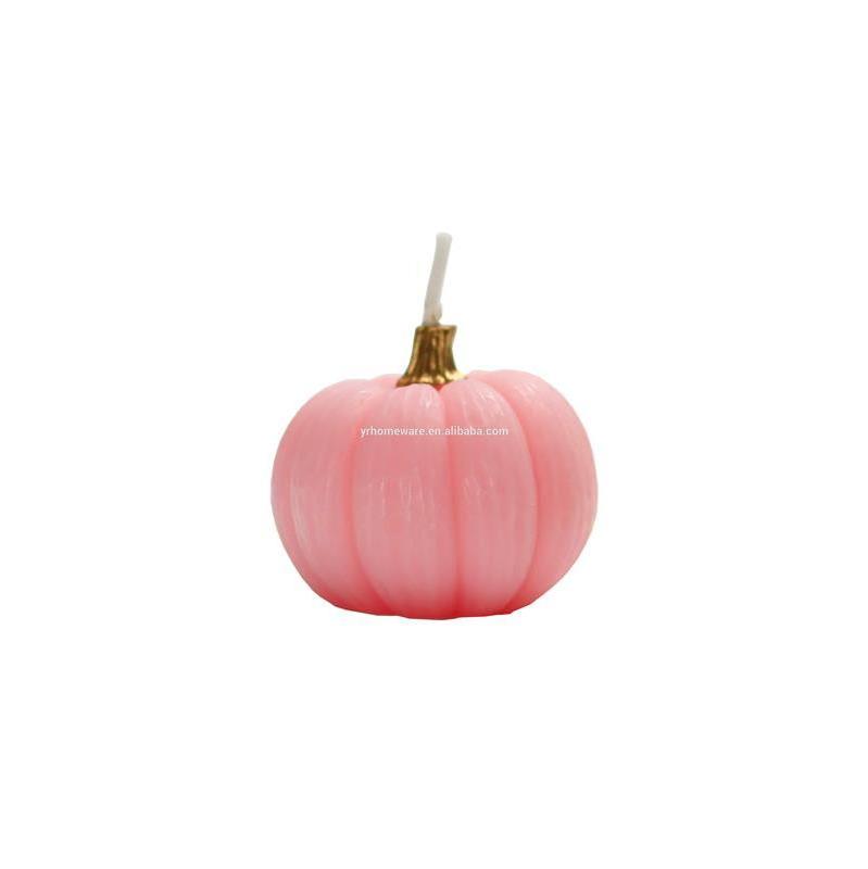 Pumpkin Shaped Candle For Halloween Decoration Thanksgiving Gift