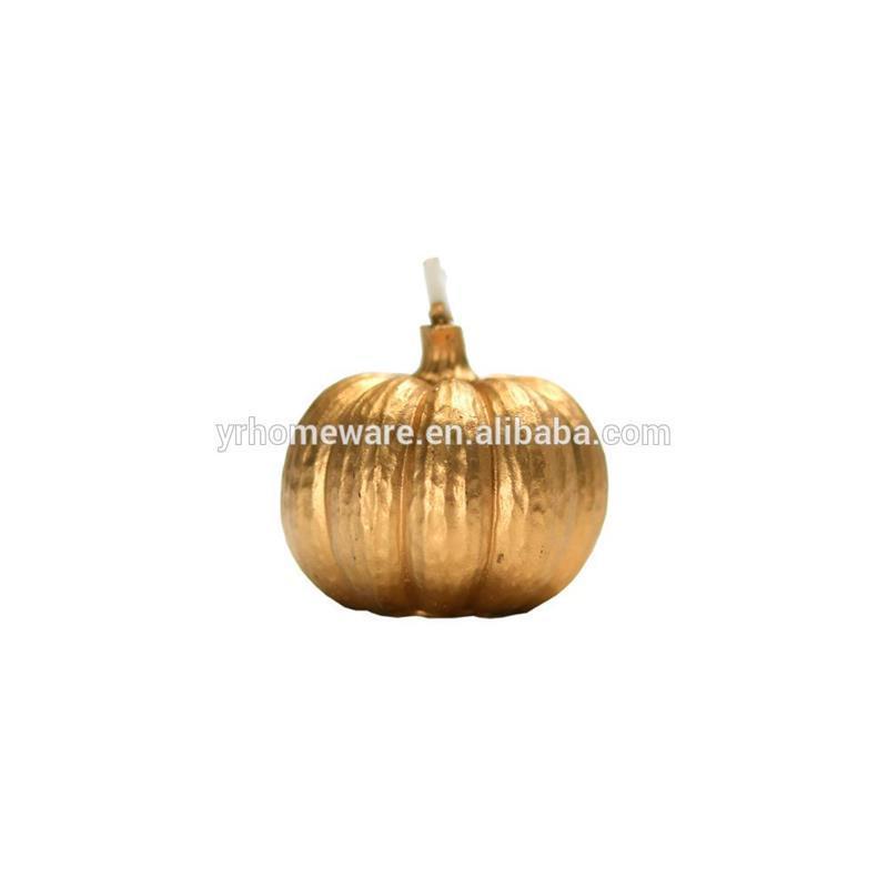 Pumpkin Shaped Candle For Halloween Decoration Thanksgiving Gift