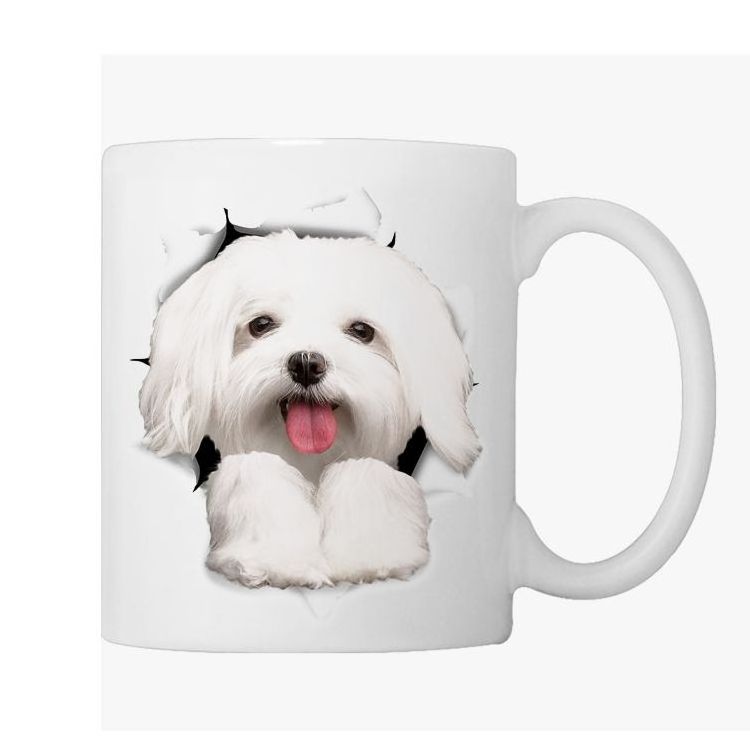 3D Pet Aesthetic Cute Custom Wholesale Cup Smart Coffee Mug Dog Cat Cartoon Color Changing Magic Mugs