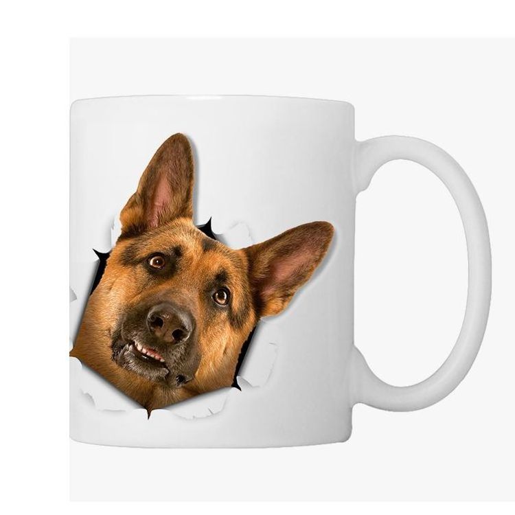 3D Pet Aesthetic Cute Custom Wholesale Cup Smart Coffee Mug Dog Cat Cartoon Color Changing Magic Mugs