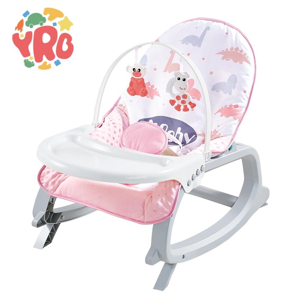 New Product 3 in 1 Musical Dining Table Swing Cradle Vibration Portable Rocker for Baby