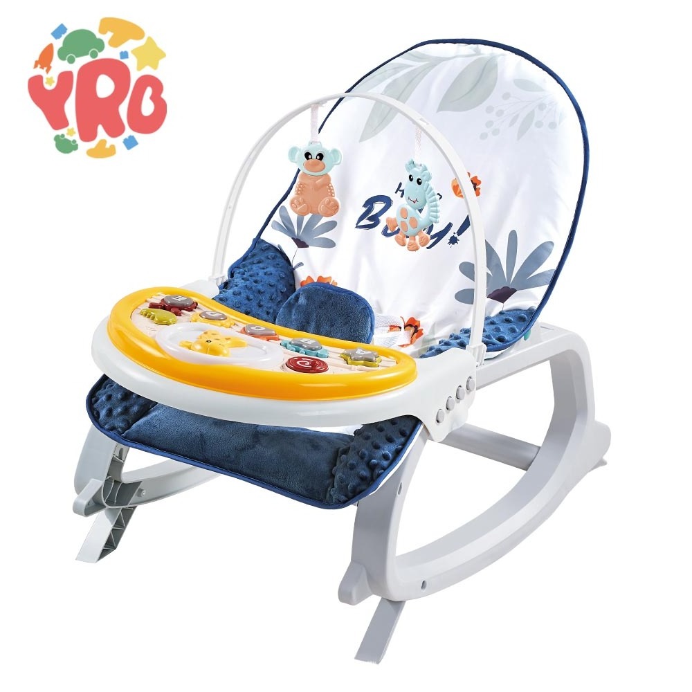 New Product 3 in 1 Musical Dining Table Swing Cradle Vibration Portable Rocker for Baby