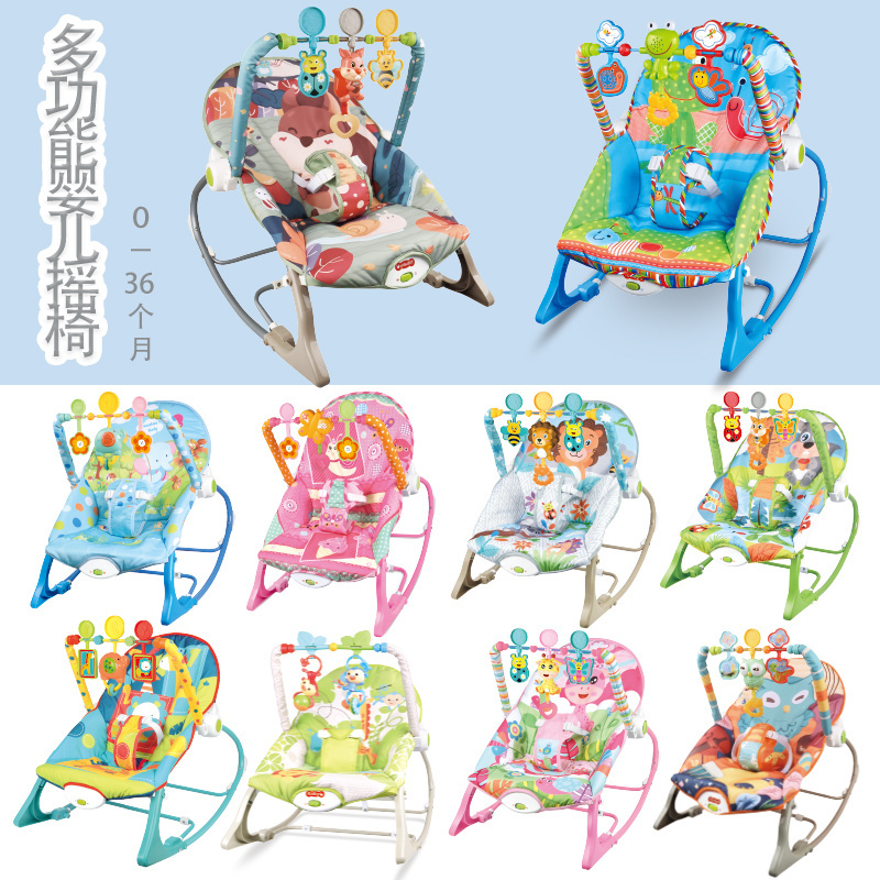 2024 Hot Sell Baby Rocker With Vibration And Music chair swing New Design Electric Baby Bouncer