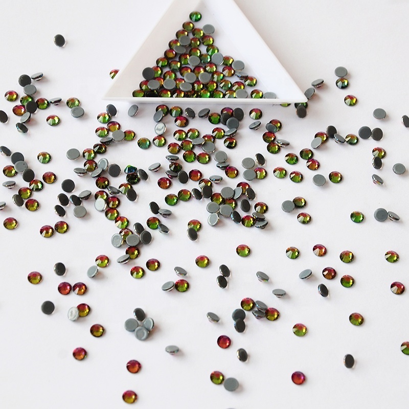 Sparkly Rainbow Iron On Hotfix Rhinestone HotFix Flatback Strass Stone