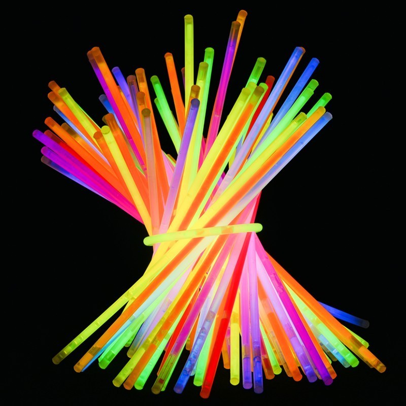 Wholesale Neon Party Glow Necklaces and Bracelets With Connectors Party Decorations Light In The Dark Glow Sticks