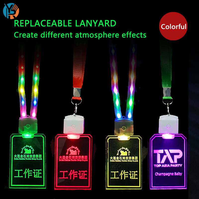 Factory Supplying Professional Custom Logo Led Rechargeable Glow Stick