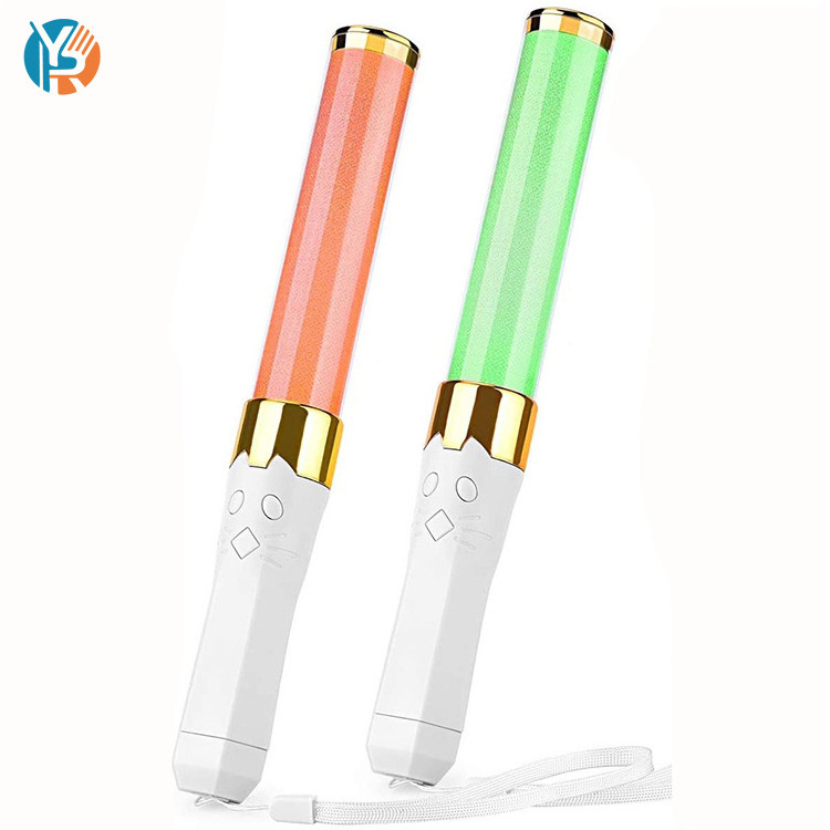 Best Selling Kpop Fan's Meeting Concert Party Wireless Remote Controlled Colorful Acrylic Led Flashing Glowing Sticks