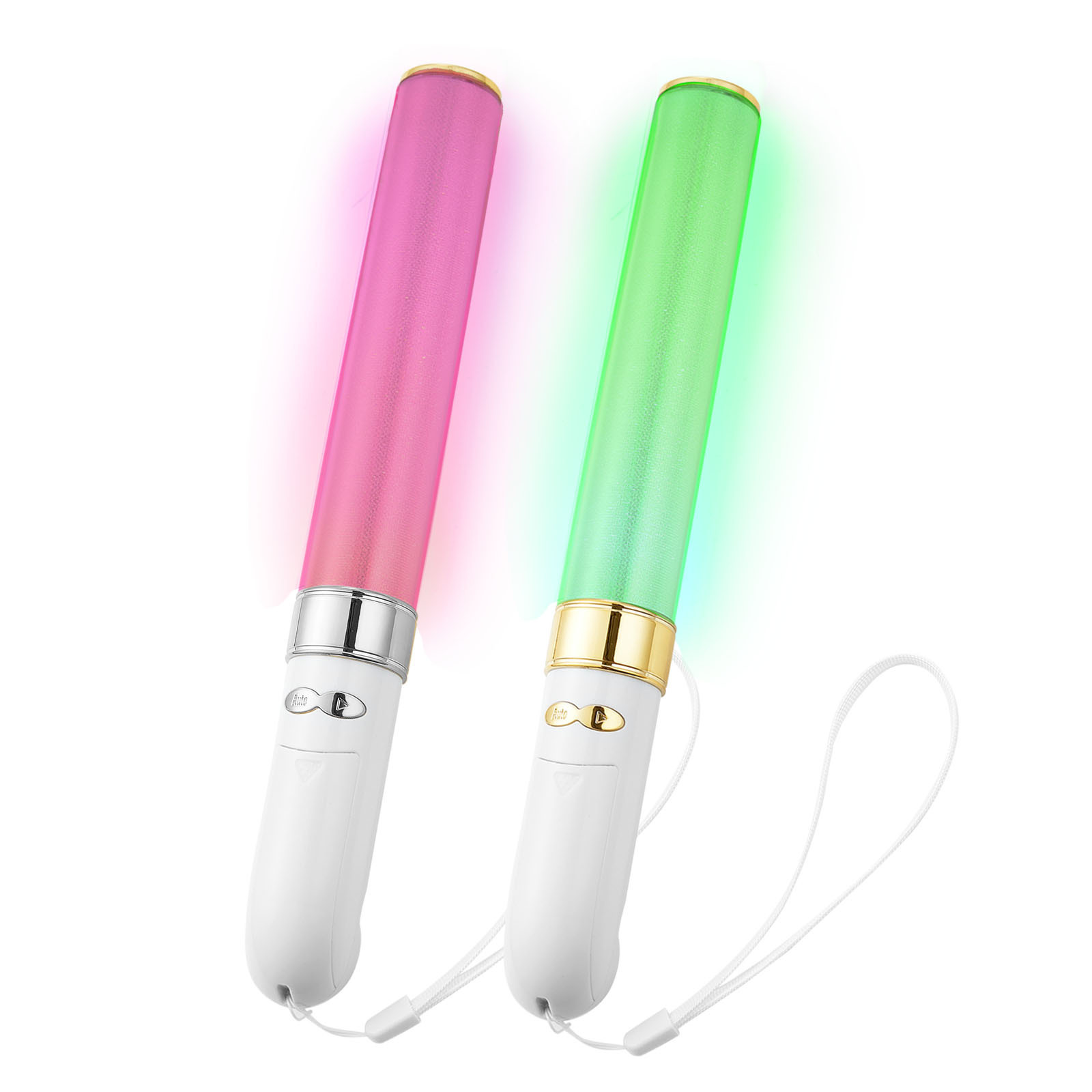 LED high brightness Penlight 24 colors color change battery operated Glow Stick