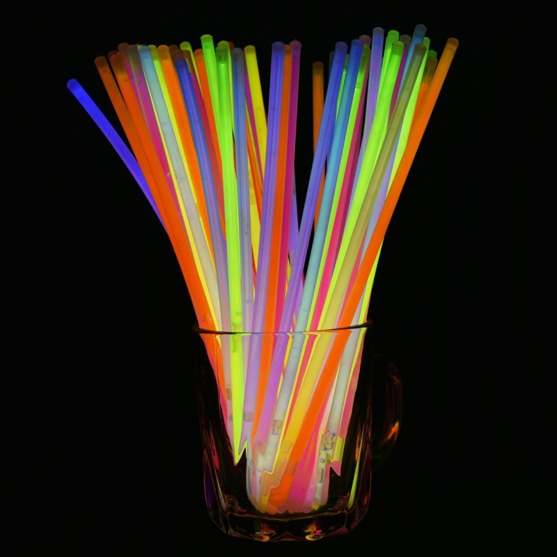 Wholesale Neon Party Glow Necklaces and Bracelets With Connectors Party Decorations Light In The Dark Glow Sticks