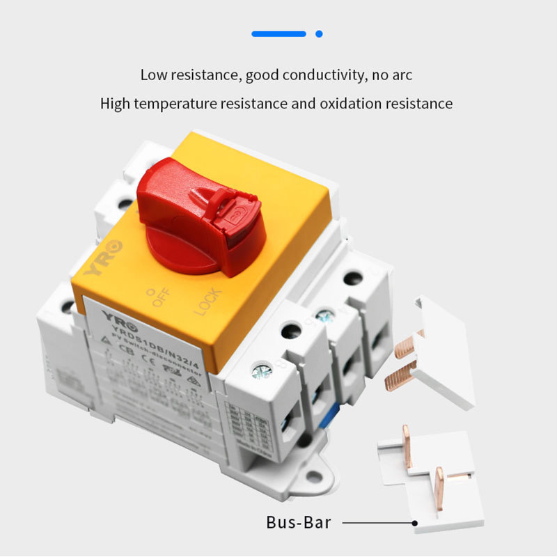 dc isolator switches 1000V battery isolator switches lockable solar disconnect switch