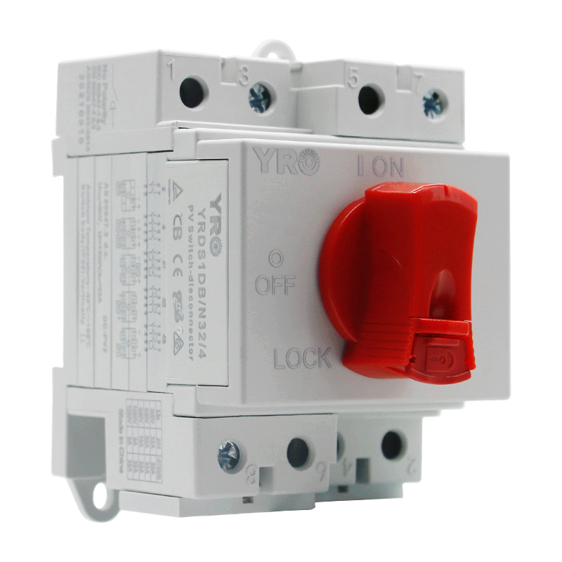 1200VDC 1000V 32A 25A 20A 16A dc isolator switch pv solar photovoltaic isolating switch Rotary switch