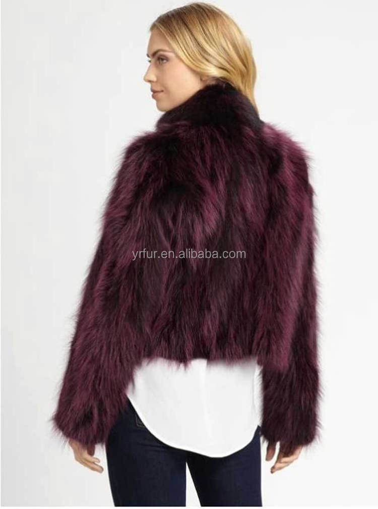 YR522 China Factory Sale Custom Design  Classique Belly Fur Coat Apparel Jacket