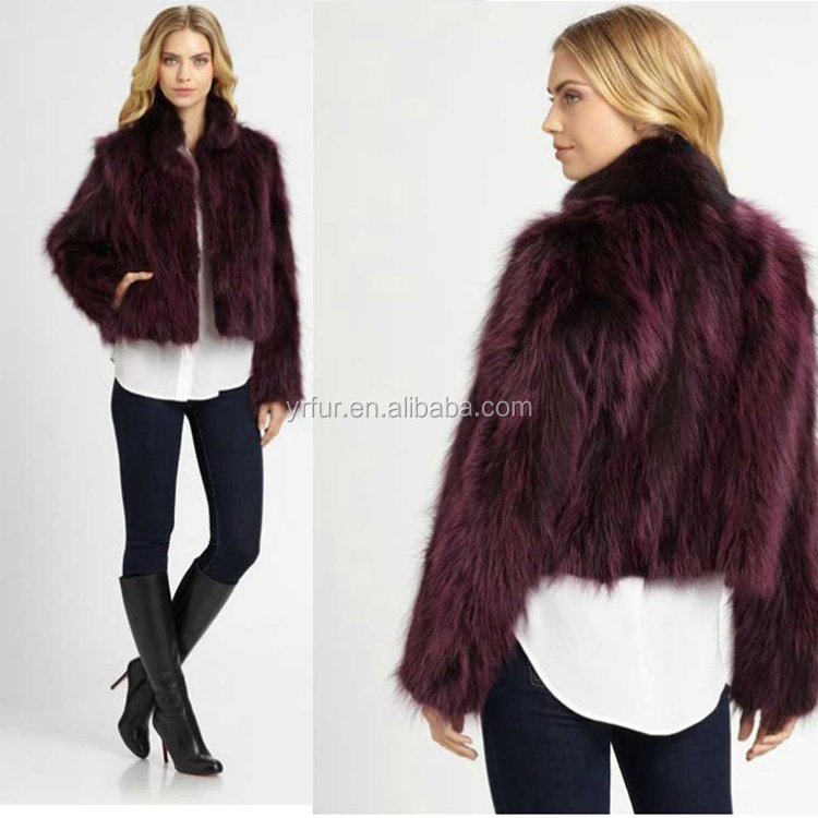 YR522 China Factory Sale Custom Design  Classique Belly Fur Coat Apparel Jacket