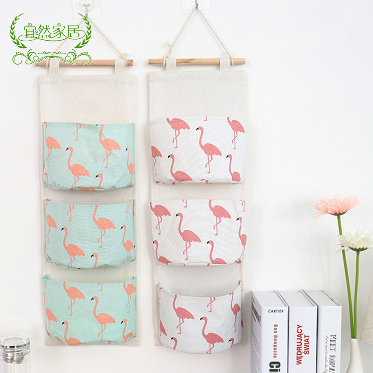 fabric hanging organizer door magazine storage pocket wall door closet hanging storage bag organizer