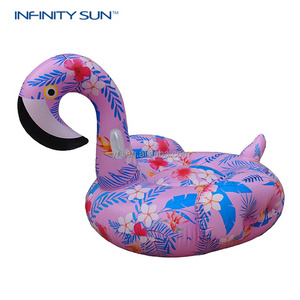 Infinity Sun Summer Hot Sale Inflatable Island Floating Raft Water Lounge Boat Lake  Swan Pool Party Float Flamingo Floating toy