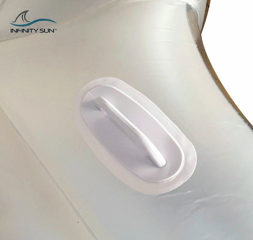 150cm hot sale adult white color inflatable shell water float